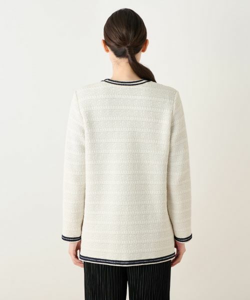 Leilian / レリアン テーラードジャケット | ニットツイードジャケット | 詳細20