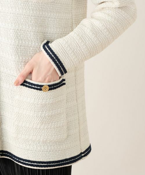 Leilian / レリアン テーラードジャケット | ニットツイードジャケット | 詳細23