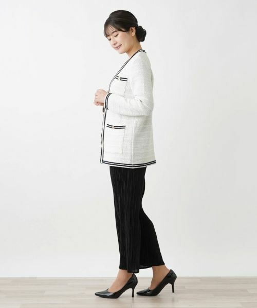 Leilian / レリアン テーラードジャケット | ニットツイードジャケット | 詳細28