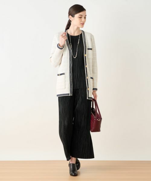 Leilian / レリアン テーラードジャケット | ニットツイードジャケット | 詳細3