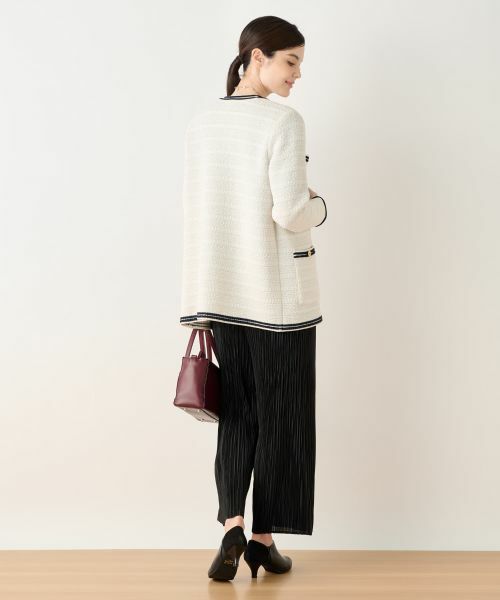 Leilian / レリアン テーラードジャケット | ニットツイードジャケット | 詳細8