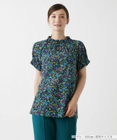 Leilian / レリアン カットソー | 【セットアップ対応商品】フラワーガーデンカットソー