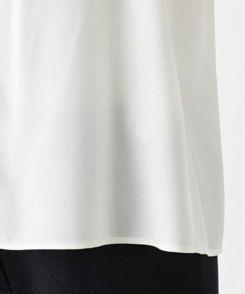 Leilian / レリアン シャツ・ブラウス | ボウタイ半袖シフォンブラウス | 詳細11