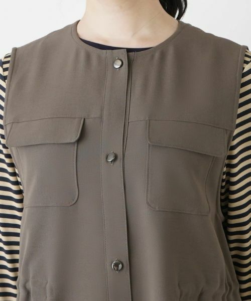 Leilian / レリアン テーラードジャケット | ベスト【Leilian WHITE LABEL】 | 詳細10