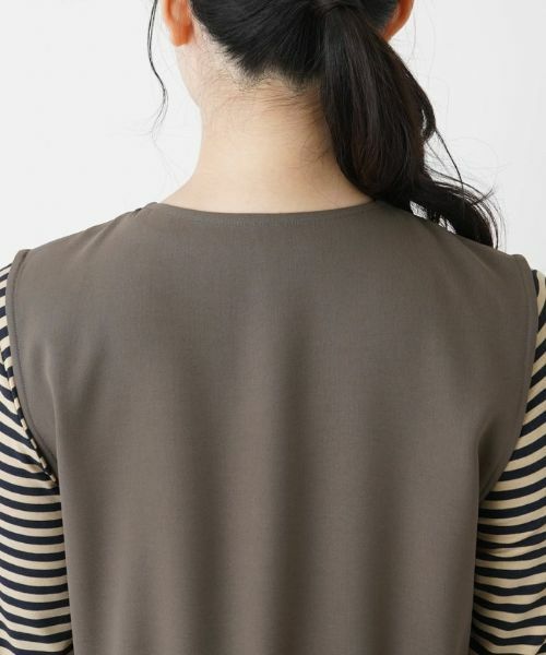 Leilian / レリアン テーラードジャケット | ベスト【Leilian WHITE LABEL】 | 詳細11