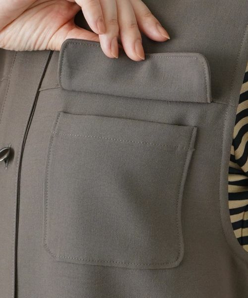 Leilian / レリアン テーラードジャケット | ベスト【Leilian WHITE LABEL】 | 詳細13