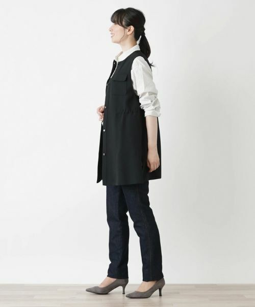 Leilian / レリアン テーラードジャケット | ベスト【Leilian WHITE LABEL】 | 詳細2