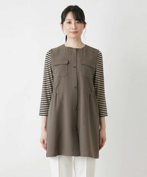 Leilian / レリアン テーラードジャケット | ベスト【Leilian WHITE LABEL】 | 詳細7