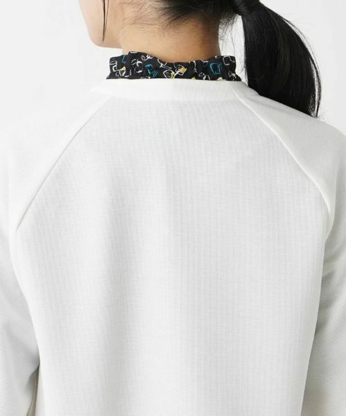 Leilian / レリアン テーラードジャケット | 【きれいめ】洗えるノーカラージャケット【Leilian WHITE LABEL】 | 詳細12