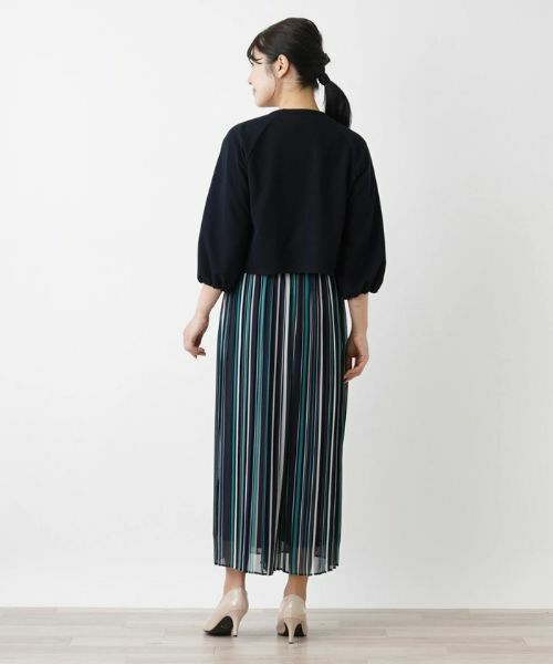 Leilian / レリアン テーラードジャケット | 【きれいめ】洗えるノーカラージャケット【Leilian WHITE LABEL】 | 詳細3