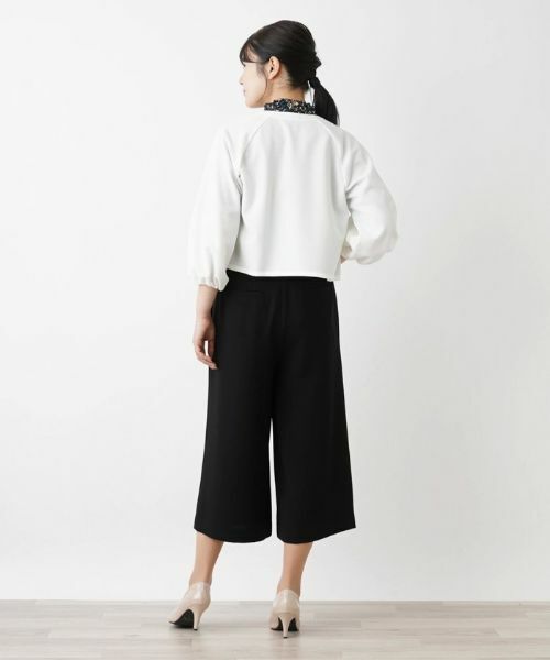 Leilian / レリアン テーラードジャケット | 【きれいめ】洗えるノーカラージャケット【Leilian WHITE LABEL】 | 詳細6