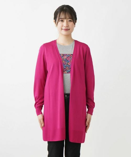 Leilian / レリアン カーディガン・ボレロ | ロング丈トッパーカーディガン | 詳細10