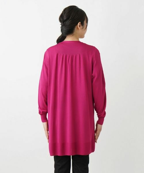 Leilian / レリアン カーディガン・ボレロ | ロング丈トッパーカーディガン | 詳細12