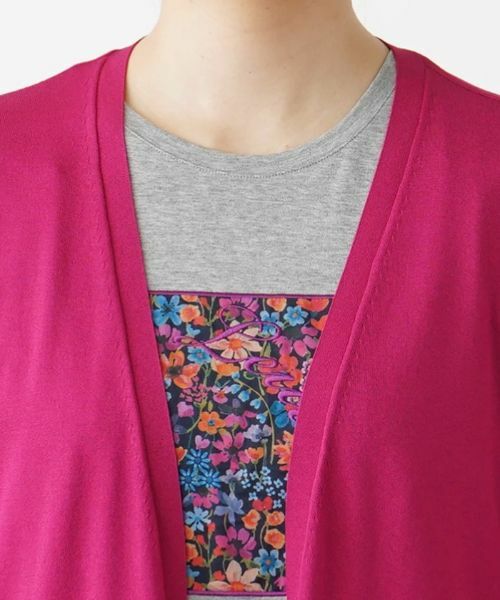 Leilian / レリアン カーディガン・ボレロ | ロング丈トッパーカーディガン | 詳細13