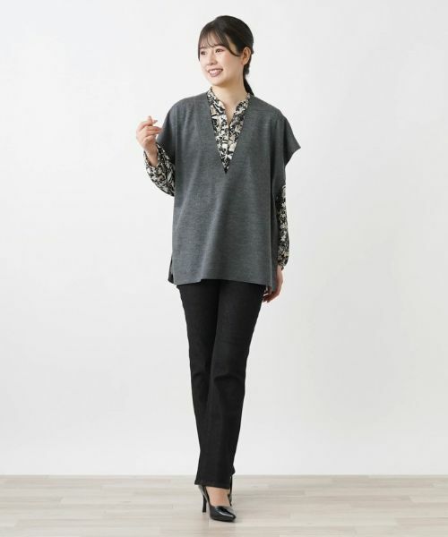 Leilian / レリアン テーラードジャケット | プルオーバージレ | 詳細8