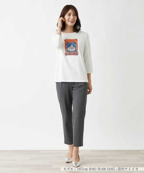 Leilian / レリアン Tシャツ | クルーネックTシャツ | 詳細1