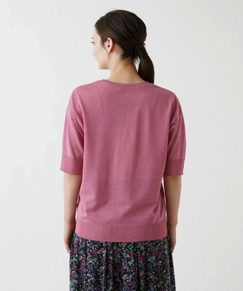 Leilian / レリアン ニット・セーター | コットン混半そでニット | 詳細15