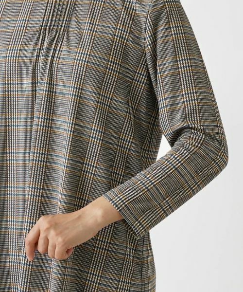 Leilian / レリアン カットソー | グレンチェックカットソー | 詳細10