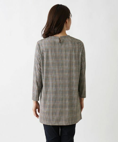 Leilian / レリアン カットソー | グレンチェックカットソー | 詳細6