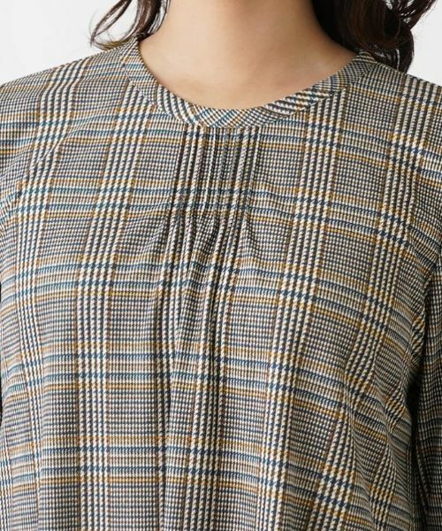 Leilian / レリアン カットソー | グレンチェックカットソー | 詳細7