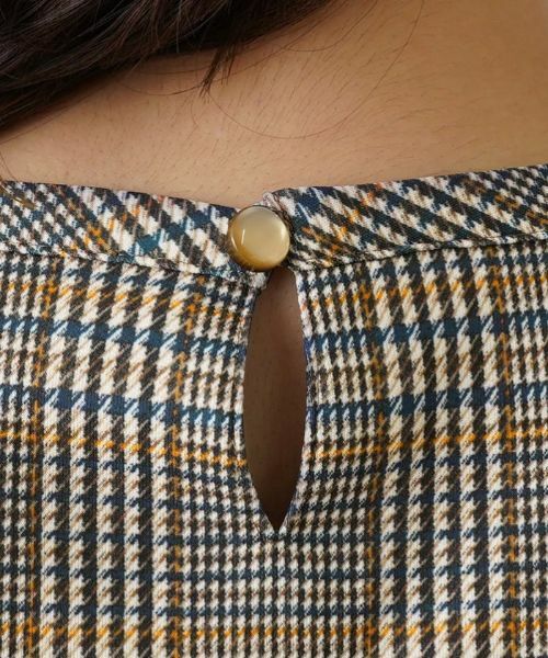 Leilian / レリアン カットソー | グレンチェックカットソー | 詳細9