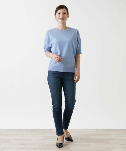 Leilian / レリアン デニムパンツ | 洗えるデニムパンツ【L JEANS】 | 詳細1