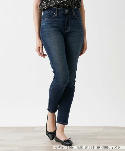 Leilian/レリアン 洗えるデニムパンツ【L JEANS】 ネイビー系 11(L) Leilian/レリアン 洗えるデニムパンツ【L JEANS】 ネイビー系 11(L)