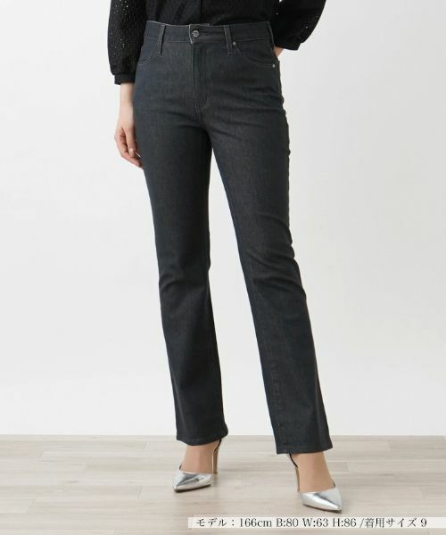 Leilian / レリアン デニムパンツ | ジーンズ【L JEANS】(チャコールグレー)