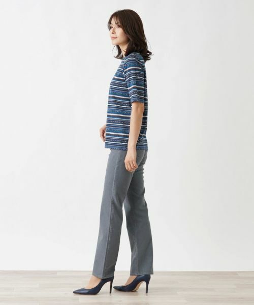 レリアン　タグ付未使用に近い　デニム　L JEANS パンツ　レギュラー13号 デニムパンツ【L JEANS】|レリアン | レリアン公式オンラインストア