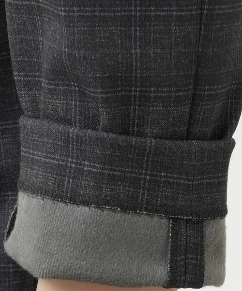 Leilian / レリアン その他パンツ | 裏起毛チェックパンツ | 詳細4