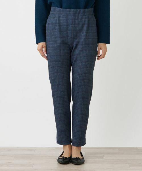 Leilian / レリアン その他パンツ | 裏起毛チェックパンツ | 詳細9