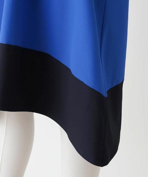 Leilian / レリアン シャツ・ブラウス | バイカラー半袖チュニックブラウス | 詳細12