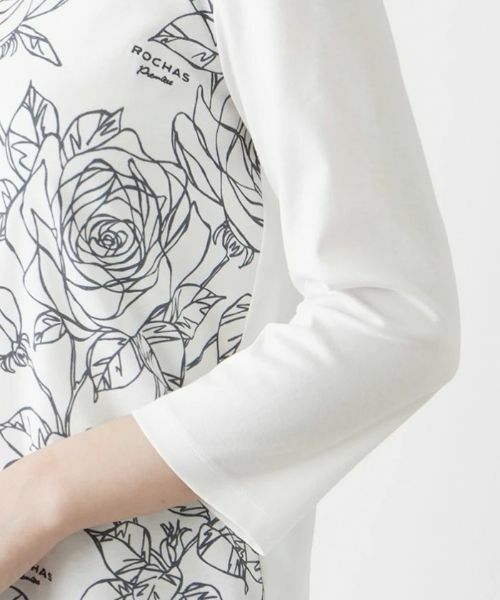Leilian / レリアン カットソー | フラワー柄カットソー【ROCHAS Premiere】 | 詳細13