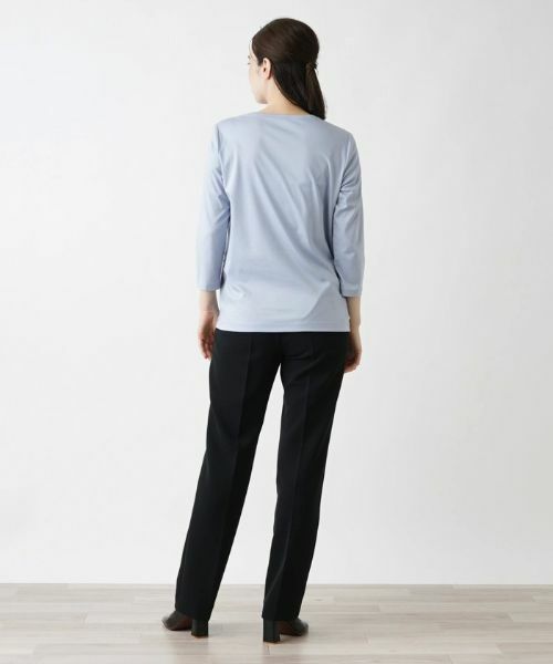 Leilian / レリアン カットソー | フラワー柄カットソー【ROCHAS Premiere】 | 詳細3