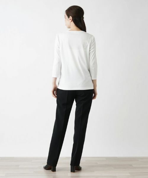 Leilian / レリアン カットソー | フラワー柄カットソー【ROCHAS Premiere】 | 詳細7