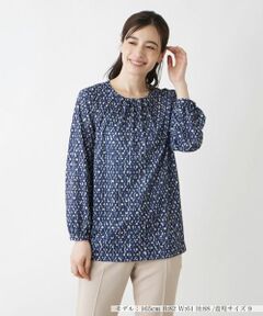 Leilian / レリアン カットソー | 総柄カットソー【ROCHAS Premiere】