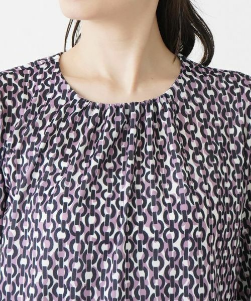 Leilian / レリアン カットソー | 総柄カットソー【ROCHAS Premiere】 | 詳細10