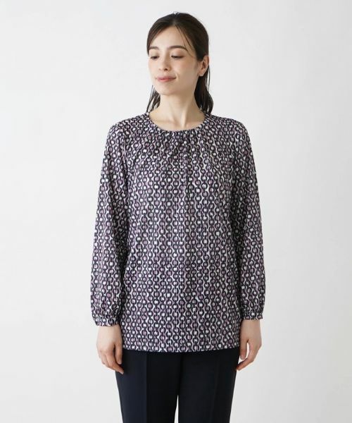 Leilian / レリアン カットソー | 総柄カットソー【ROCHAS Premiere】 | 詳細7