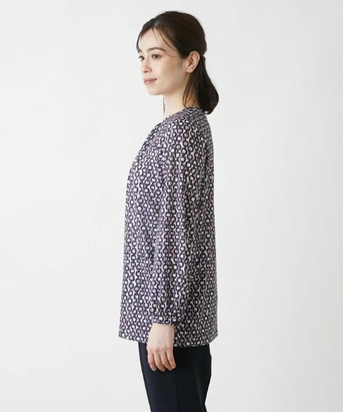 Leilian / レリアン カットソー | 総柄カットソー【ROCHAS Premiere】 | 詳細8