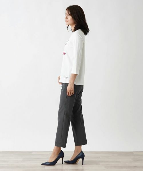 Leilian / レリアン カットソー | ロゴカットソー【ROCHAS Premiere】 | 詳細2