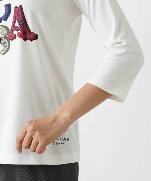 Leilian / レリアン カットソー | ロゴカットソー【ROCHAS Premiere】 | 詳細9