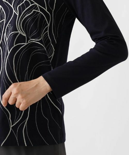 Leilian / レリアン カットソー | デザインカットソー【ROCHAS Premiere】 | 詳細13