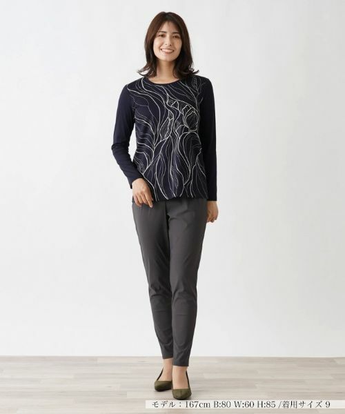 Leilian / レリアン カットソー | デザインカットソー【ROCHAS Premiere】 | 詳細5