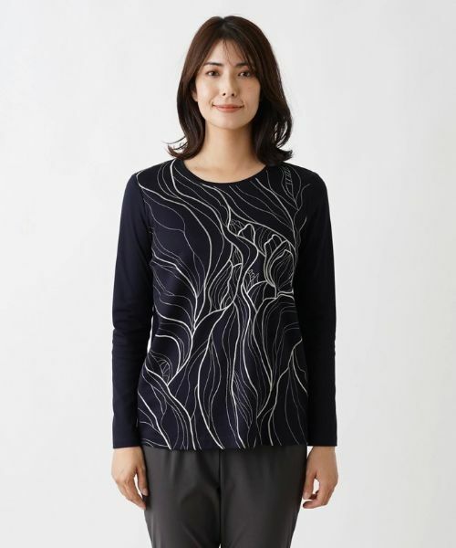 Leilian / レリアン カットソー | デザインカットソー【ROCHAS Premiere】 | 詳細8