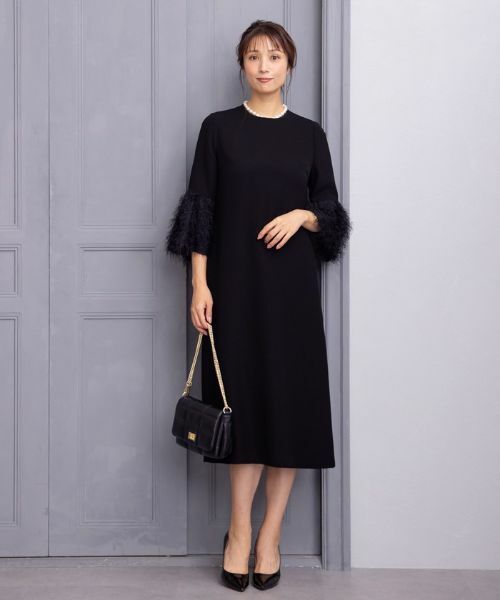 Leilian / レリアン ドレス | 【フォーマル】ノーカラーワンピース | 詳細1