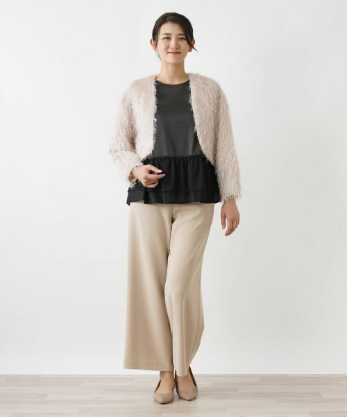 Leilian / レリアン テーラードジャケット | ボレロ風ジャケット | 詳細1