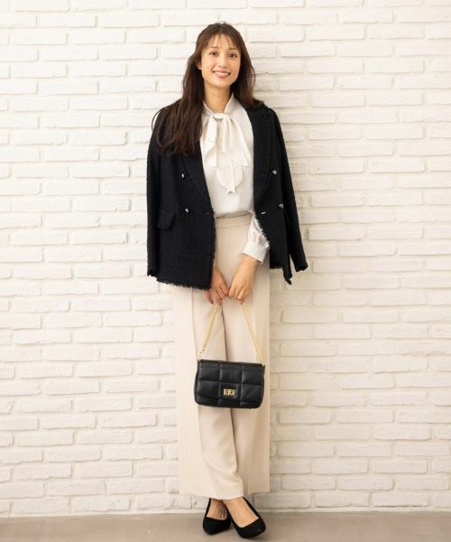 Leilian / レリアン テーラードジャケット | ツイードブレザー | 詳細1