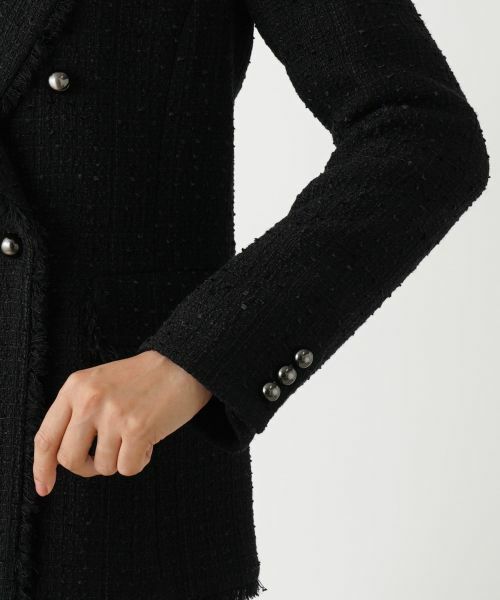 Leilian / レリアン テーラードジャケット | ツイードブレザー | 詳細13
