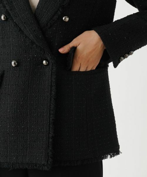 Leilian / レリアン テーラードジャケット | ツイードブレザー | 詳細14
