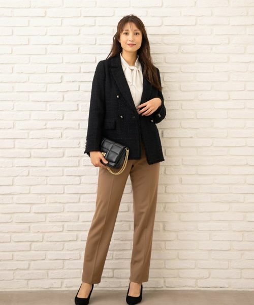 Leilian / レリアン テーラードジャケット | ツイードブレザー | 詳細3